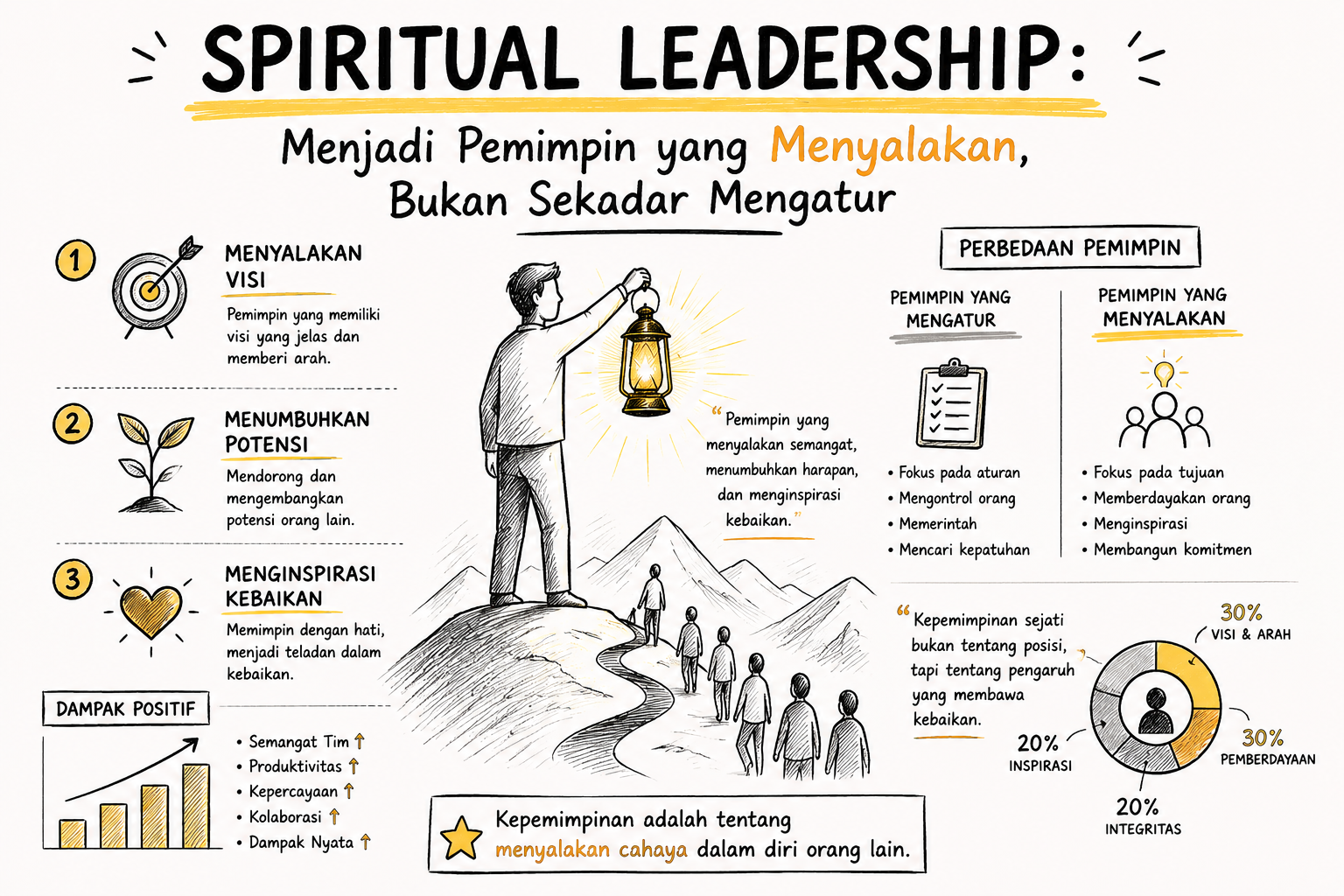image of Spiritual Leadership: Menjadi Pemimpin yang Menyalakan, Bukan Sekadar Mengatur